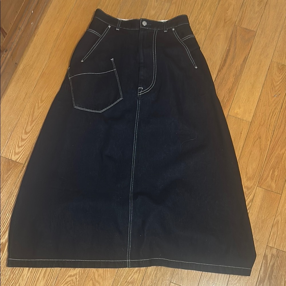 Dark blue Denim Skirt